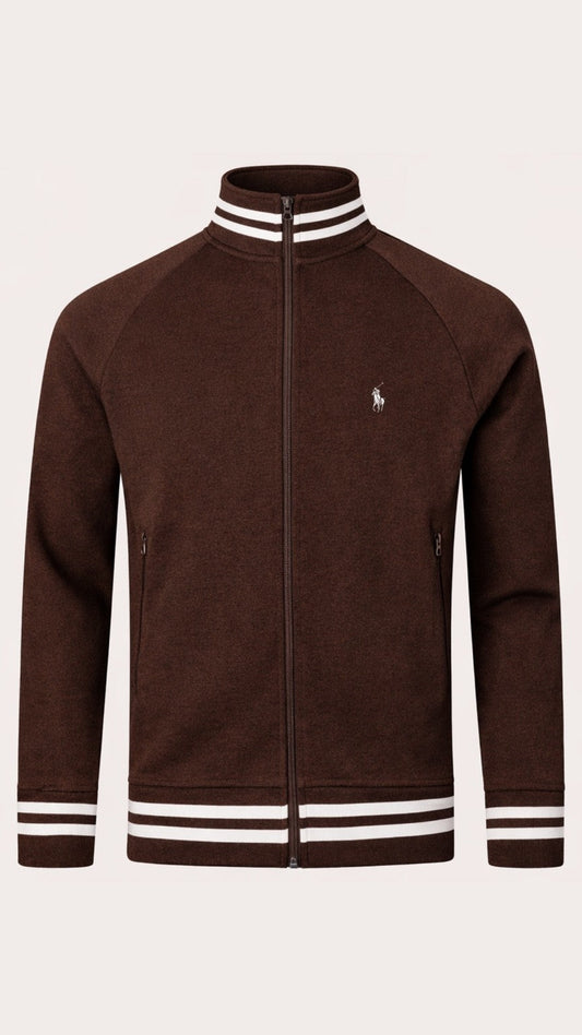 RL-Iconic Full Zipper Brown