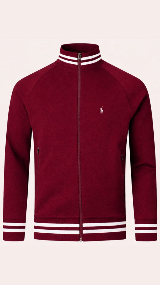 RL-Iconic Full Zipper Cherry