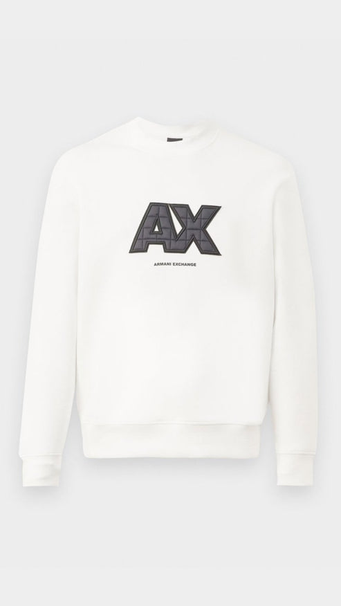 A|X Classic Puff Sweatshirt White