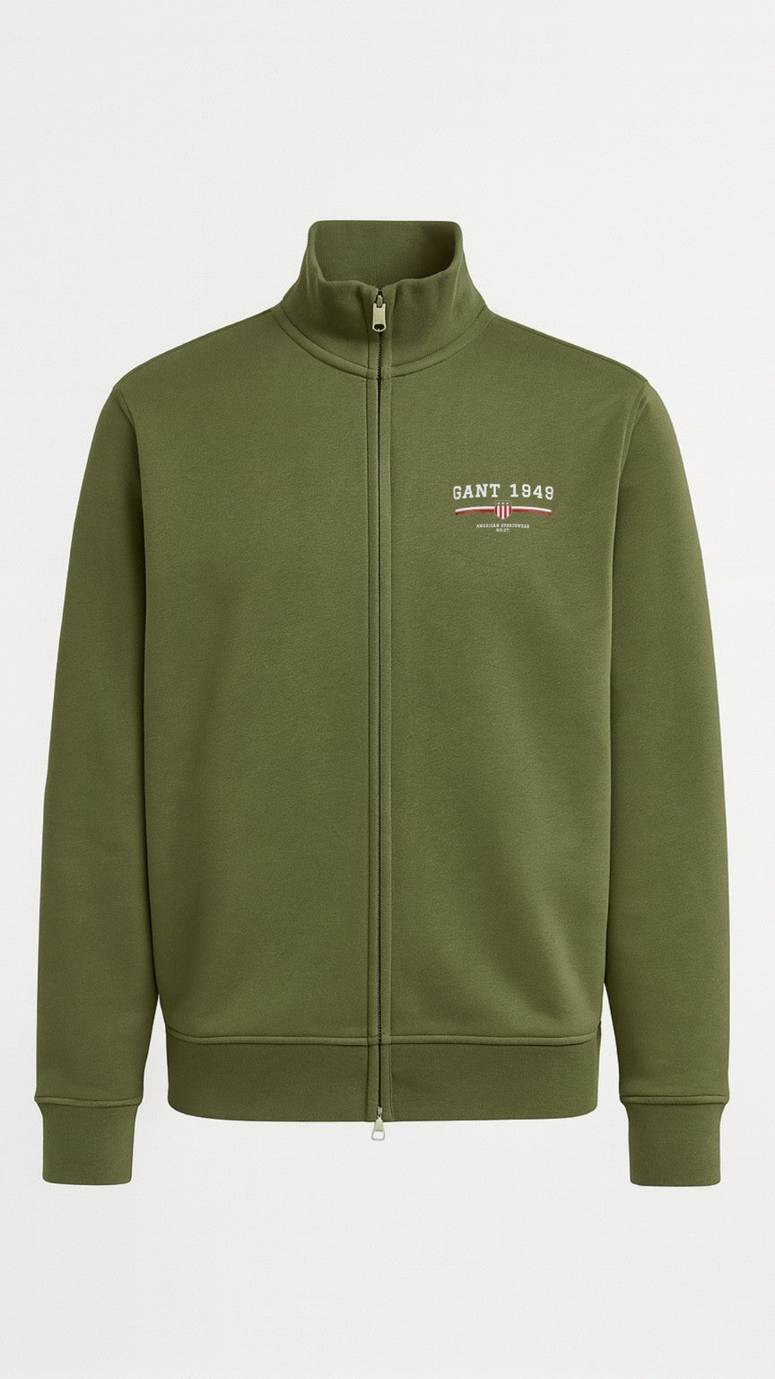 GNT-Exclusive Full Zipper Olive