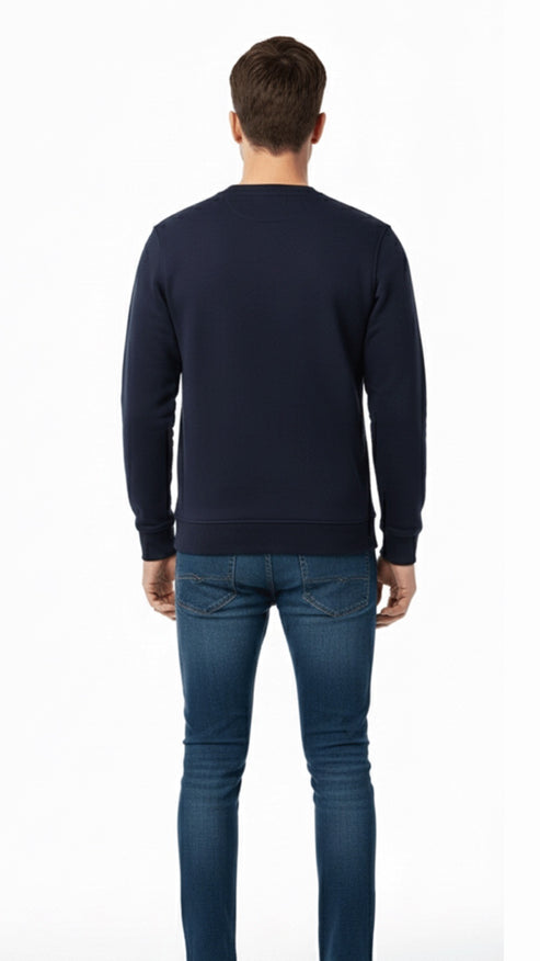 TH-Classic Navy Sweatshirt Signature Stripe