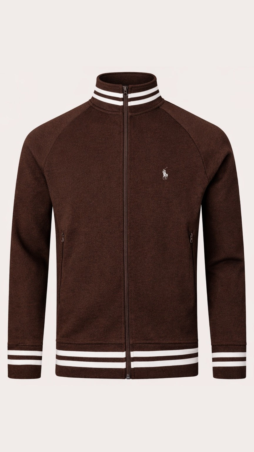 RL-Iconic Full Zipper Brown