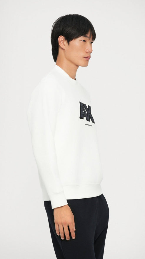 A|X Classic Puff Sweatshirt White