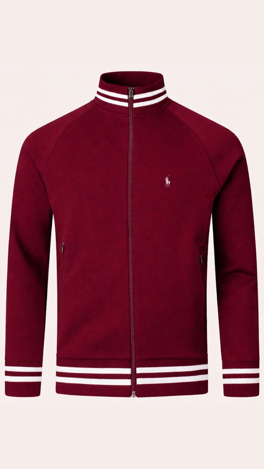 RL-Iconic Full Zipper Cherry