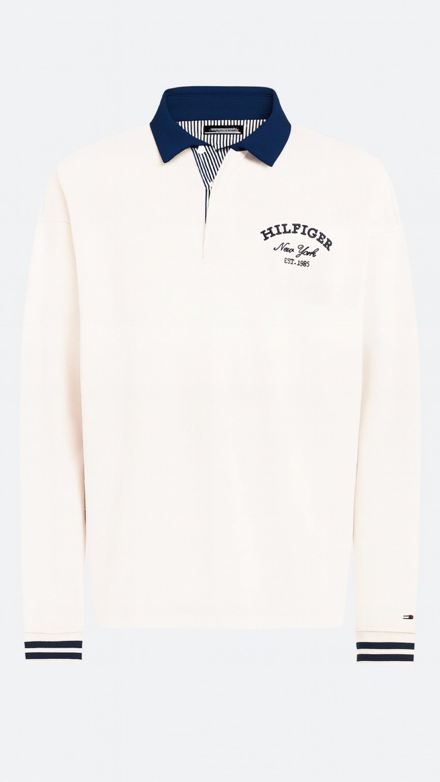 TH-Premium Rugby Polo Off white