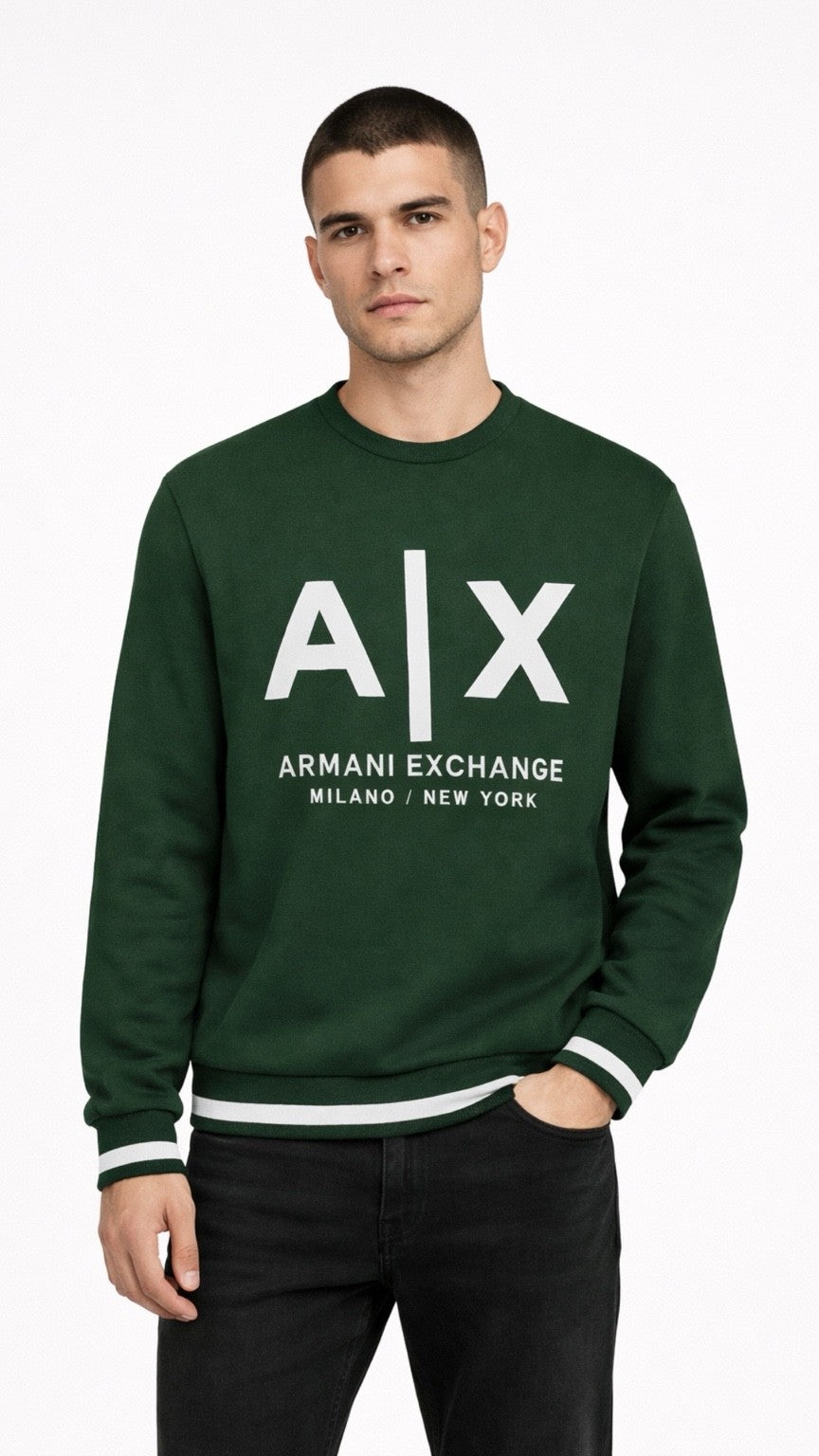 AX-Tipping Sweatshirt green