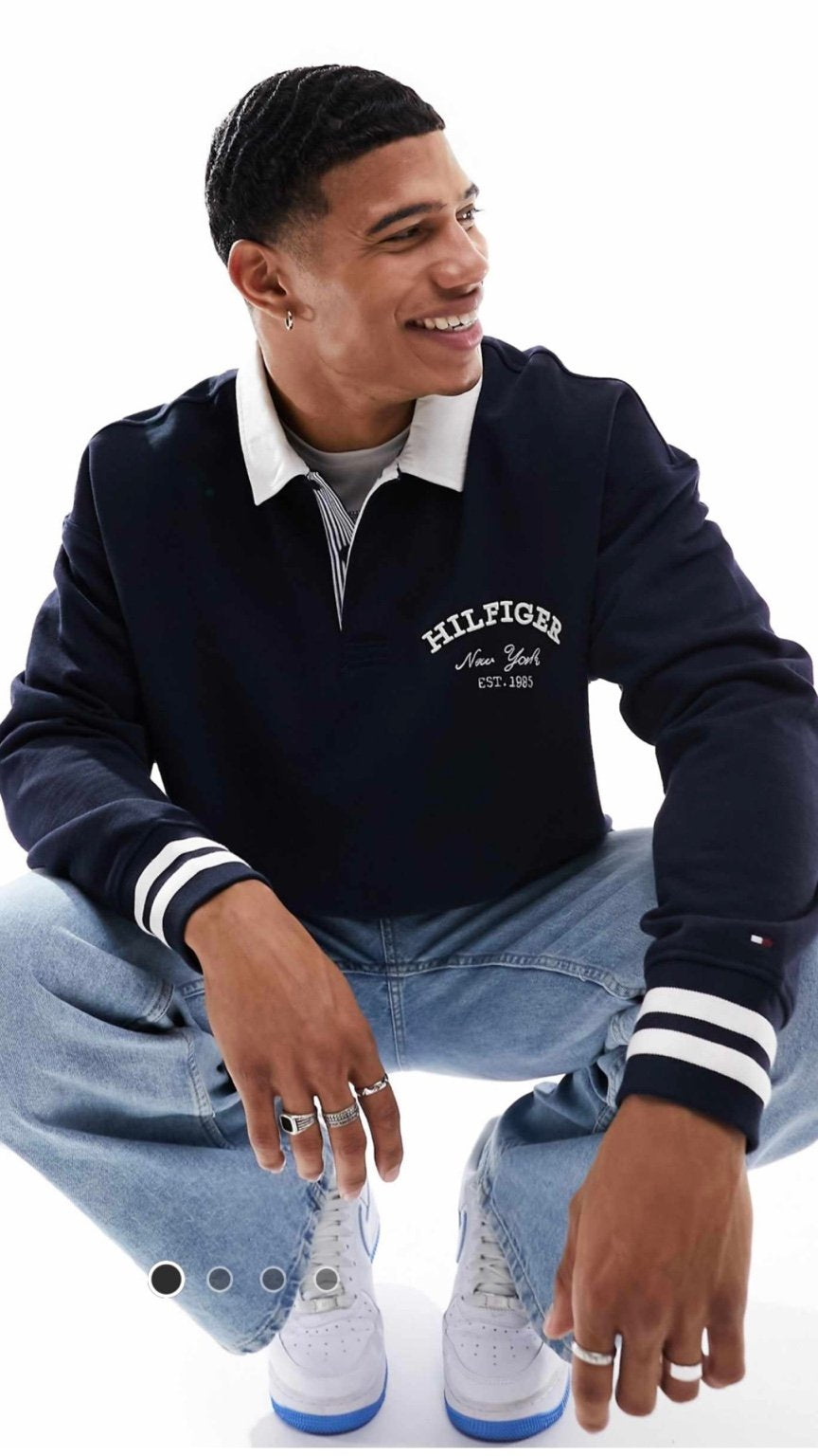 TH-Premium Rugby Polo Blue