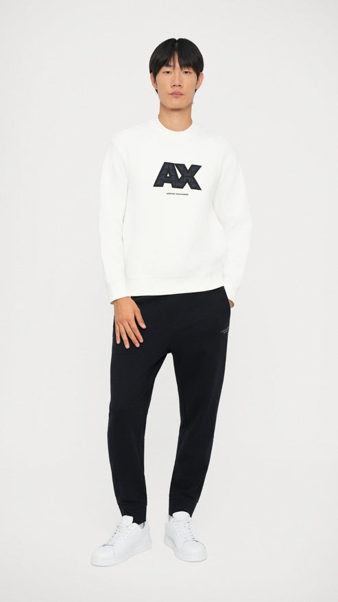 A|X Classic Puff Sweatshirt White