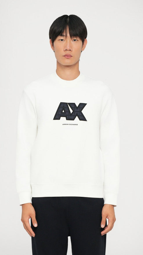 A|X Classic Puff Sweatshirt White