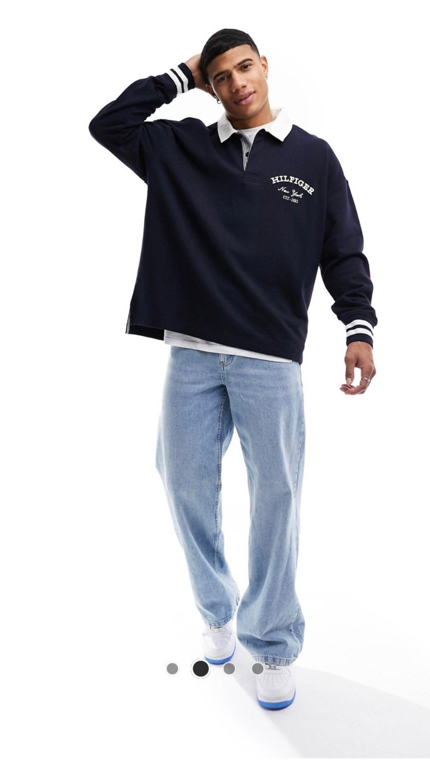 TH-Premium Rugby Polo Blue