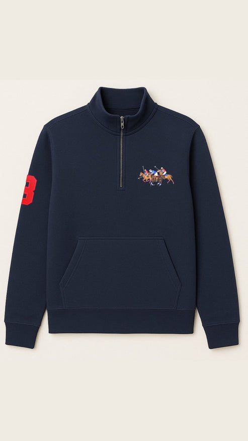 Triple-P Quarter Zipper NAVY