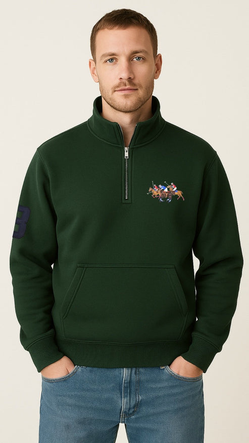 Triple-P Quarter Zipper GREEN