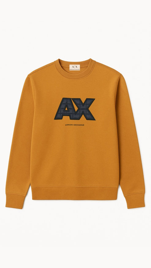 A|X Classic Puff Sweatshirt BROWN